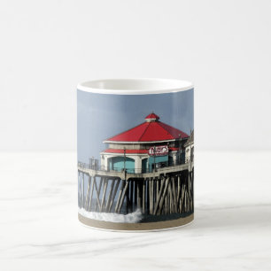 Taza De Café Diner de Ruby - Huntington Beach Pier Café Mug