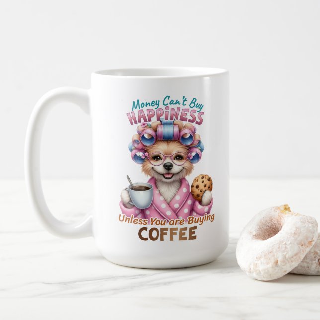 Taza De Café Dinero (Con donut)