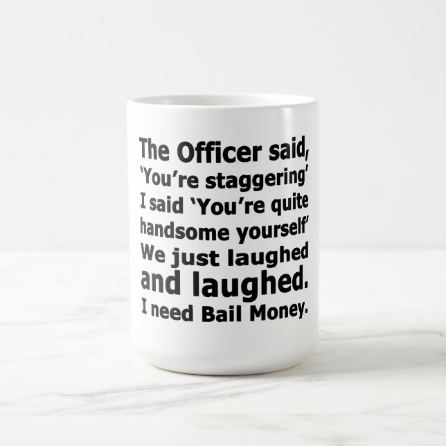 Taza De Café Dinero de fianza (Centro)