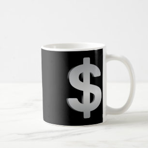 Taza De Café Dinero Y Moneda