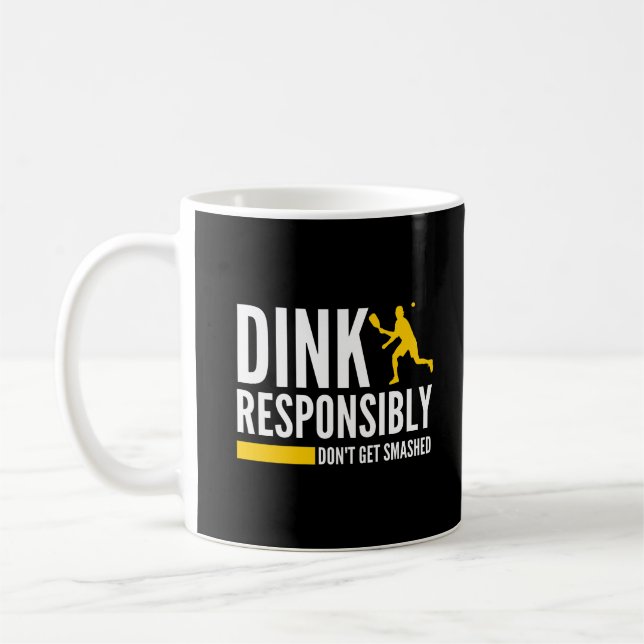 Taza De Café Dink Responsablemente no te rompan bolas de bolas (Izquierda)