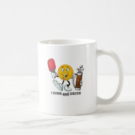 Taza De Café Dink y impulsión (PIckleball/golf:)