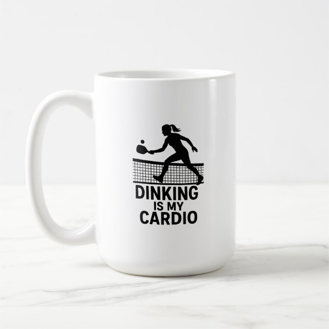 Taza De Café Dinking is My Cardio (Izquierda)