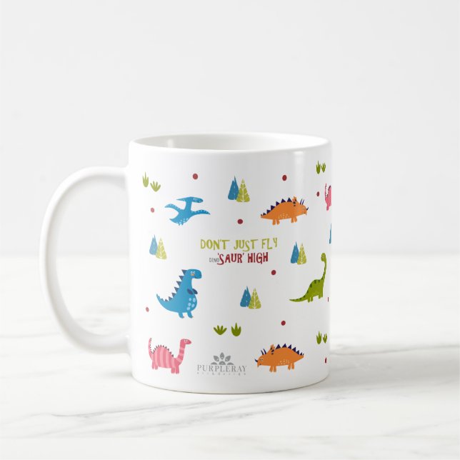 Taza De Café Dino'saur alto (Izquierda)