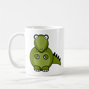 Taza De Café Dinosaur lindo y colorido