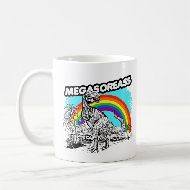 Taza De Café Dinosaur Megasoreass (Izquierda)