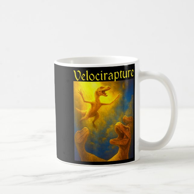 Taza De Café Dinosaur Velocirapture  (Derecha)
