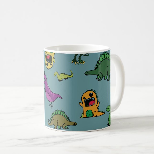 Taza De Café Dinosaurio (Anverso derecho)