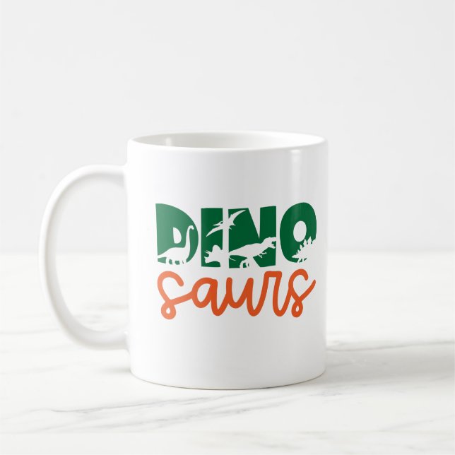 Taza De Café Dinosaurio  (Izquierda)