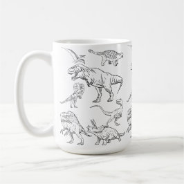 Taza De Café dinosaurio