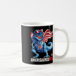 Taza De Café Dinosaurio 4 De Julio Chicas De Niños Amerisaurus 