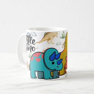 Taza De Café Dinosaurio con divertido prehistórico para niños