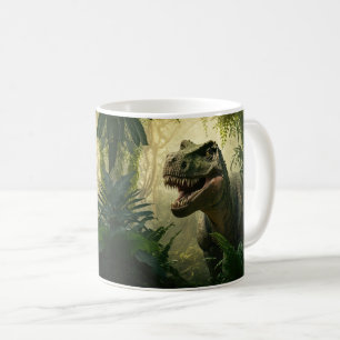Taza De Café Dinosaurio con divertido prehistórico para niños