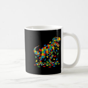 Taza De Café Dinosaurio de concienciación sobre el autismo romp