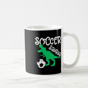 Taza De Café Dinosaurio de fútbol para niños y niñas Dino Lo