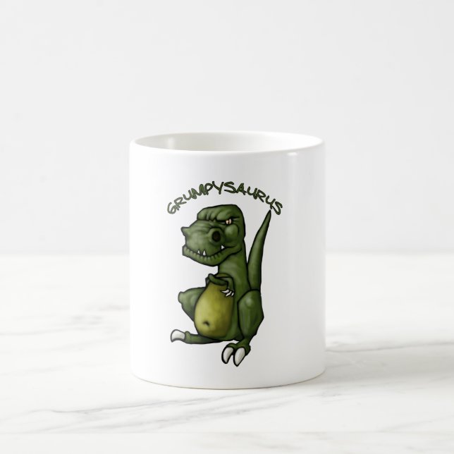 Taza De Café ¡Dinosaurio de Grumpysaurus que es gruñón! (Centro)