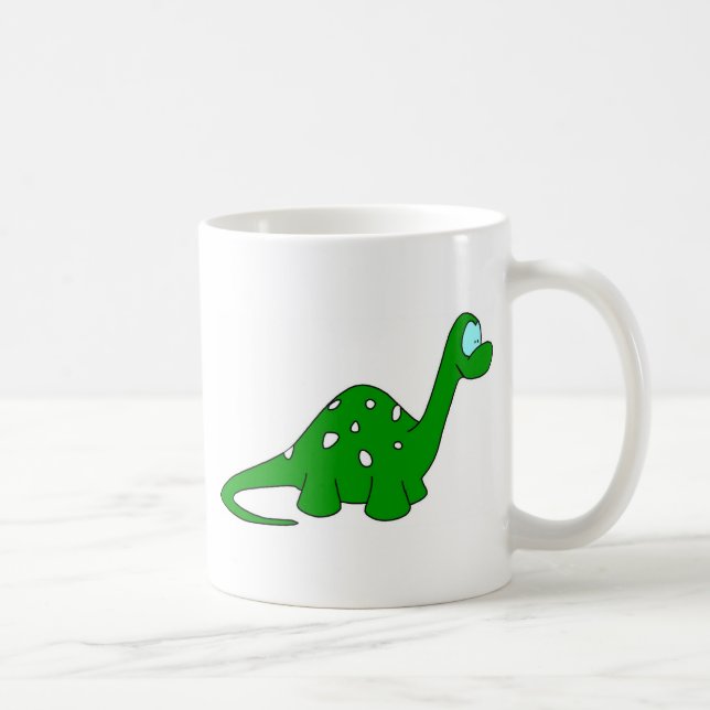Taza De Café Dinosaurio del dibujo animado (Derecha)