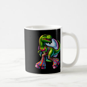 Taza De Café Dinosaurio Divertido Bailando 