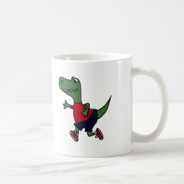 Taza De Café Dinosaurio divertido de Trex que activa