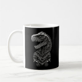 Taza De Café Dinosaurio gótico T-Rex