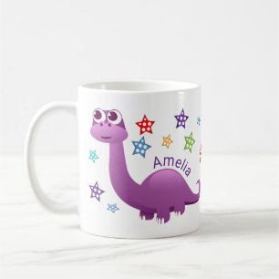Taza De Café Dinosaurio infantil personalizado