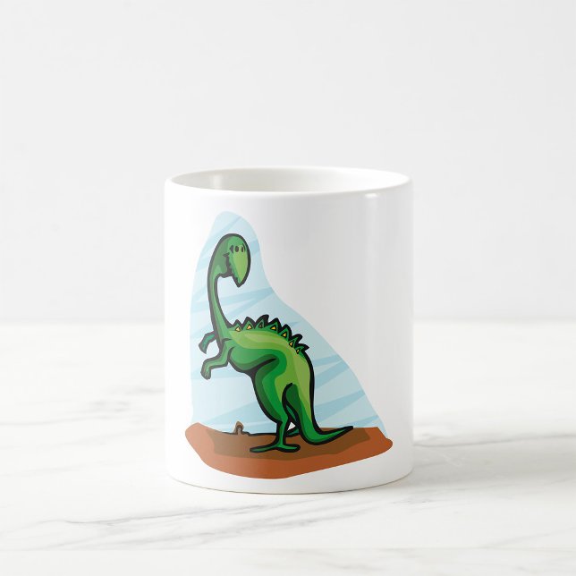 Taza De Café Dinosaurio verde (Subido por el creador)