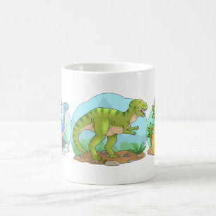 Taza De Café dinosaurios