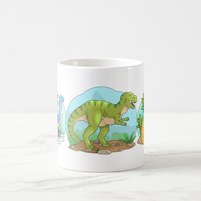 Taza De Café dinosaurios (Centro)
