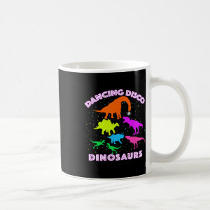 Taza De Café Dinosaurios Bailando Disco Demuestran Ser Un Profe