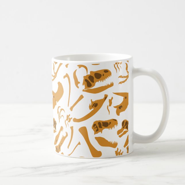 Taza De Café Dinosaurios Bones (Derecha)