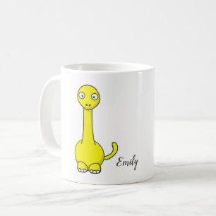 Taza De Café Dinosaurios coloridos lindos adaptables del bebé