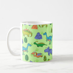 Taza De Café Dinosaurios Cuidados, Estilo Personalizado.