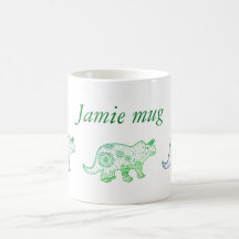 Dinosaurios Dibujo Mandala , Mug personalizado