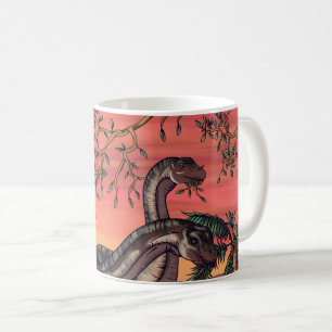 Taza De Café Dinosaurios en Dusk