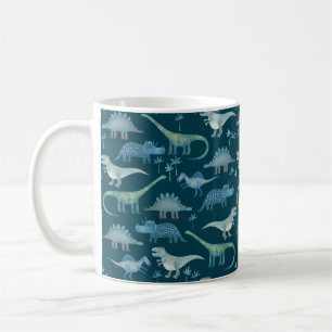 Taza De Café Dinosaurios oscuros