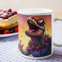 Dinosaurios Scary & Cute versión 12 Mug