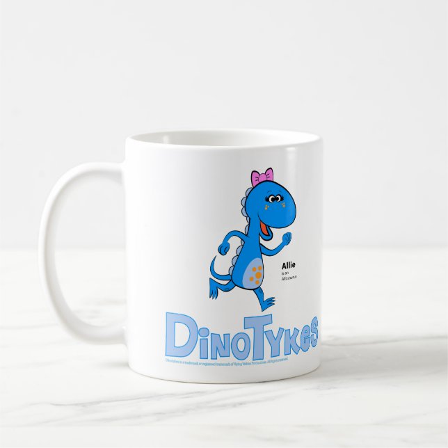 Taza De Café Dinotykes Allie es un Allosaurus (Izquierda)
