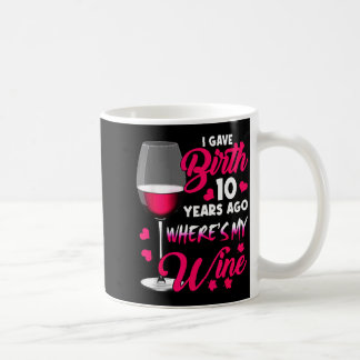 Taza De Café dio a luz hace 10 años dónde está el vino feliz ma