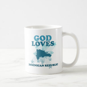 Taza De Café Dios ama la República Dominicana