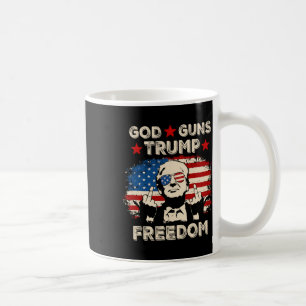Taza De Café Dios Armas Trump Libertad Republicano Conservador