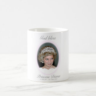 Taza De Café Dios bendiga a la princesa Diana