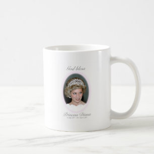Taza De Café Dios bendiga a la princesa Diana - Recuerdo