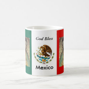 Taza De Café Dios bendiga a México