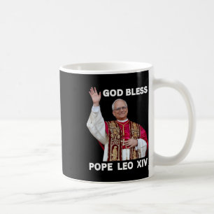Taza De Café Dios bendiga al nuevo Papa León Xiv Iglesia Católi