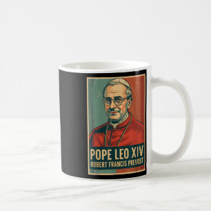 Taza De Café Dios bendiga al Papa León Xiv Papa León Xiv