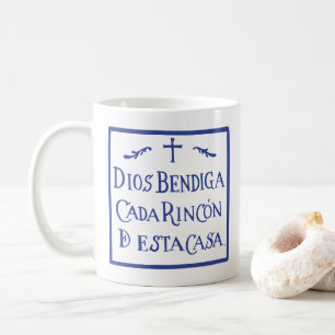 Taza De Café Dios bendiga cada rincón