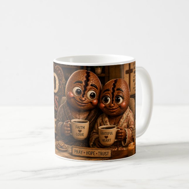 Taza De Café Dios bendiga este hogar (Anverso derecho)