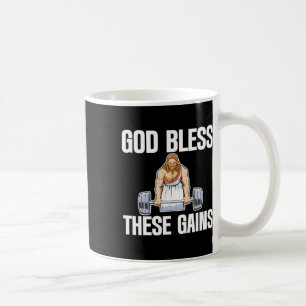 Taza De Café Dios Bendiga Estos Ganancias La Construcción Del C