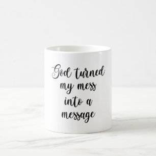 Taza De Café Dios Convirtió Mi Desgracia En Un Mensaje