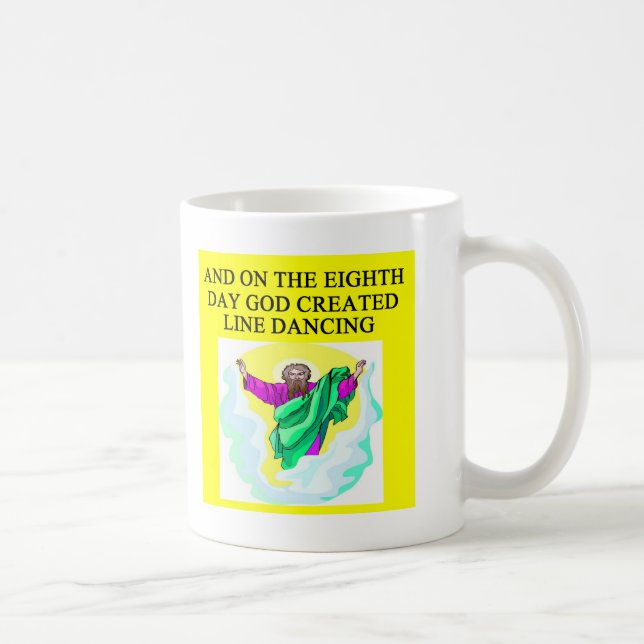 Taza De Café dios creó la línea baile (Derecha)